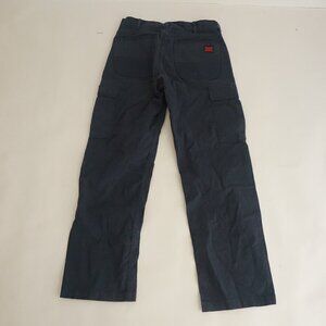 Tough Duck Navy Straight Leg Relaxed Durable Cargo Workwear Pants 32X32